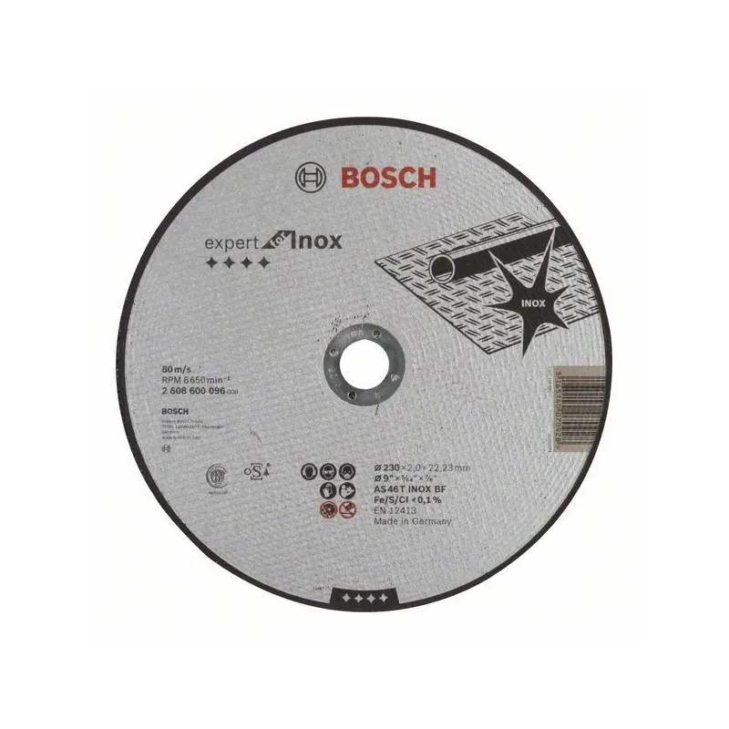 Griešanas disks Bosch 2608600096, 230 mm x 2 mm x 22 mm