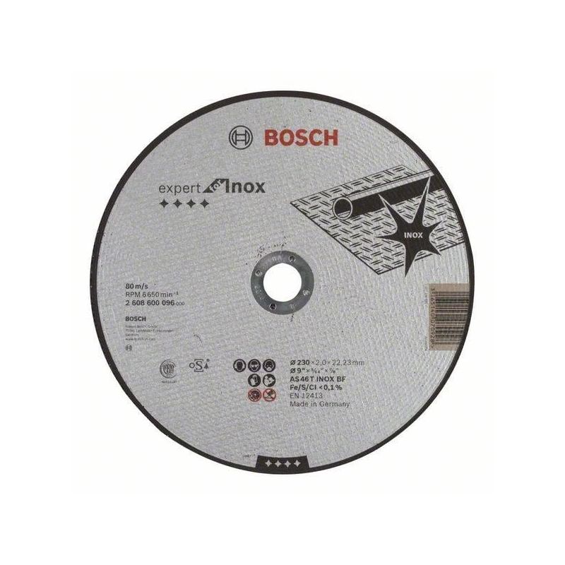 Griešanas disks Bosch. 230 x 2 x 22.23 mm