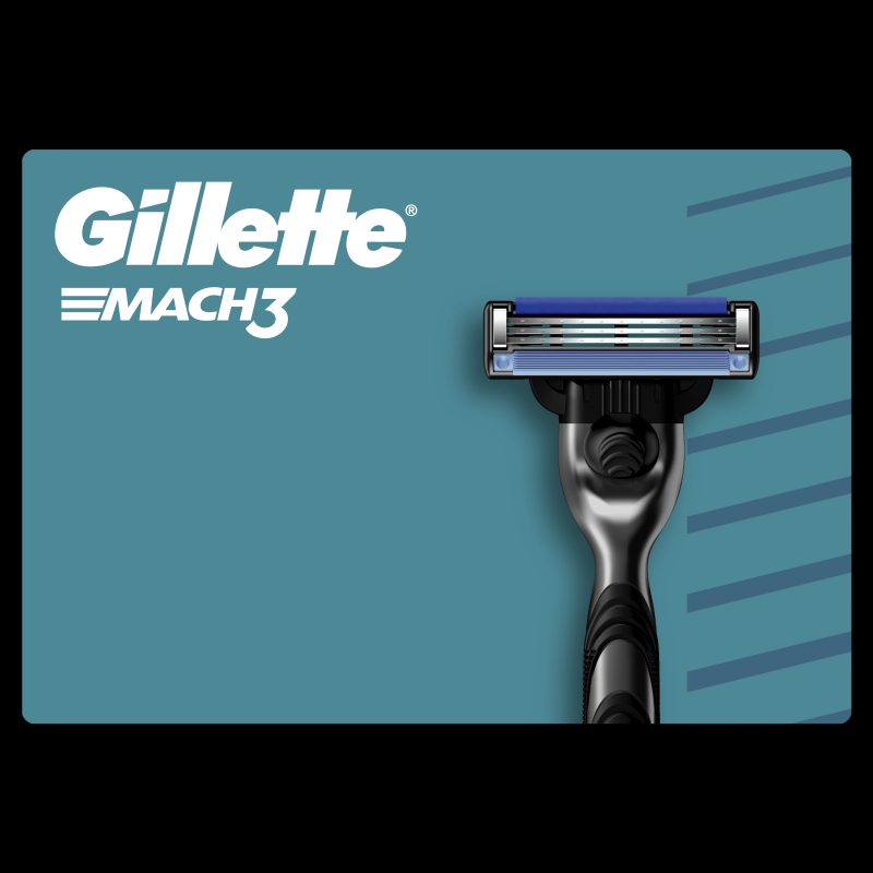 Gillette Mach3 Skuveklis Vīriešiem + 7 Skuvekļa Galviņas