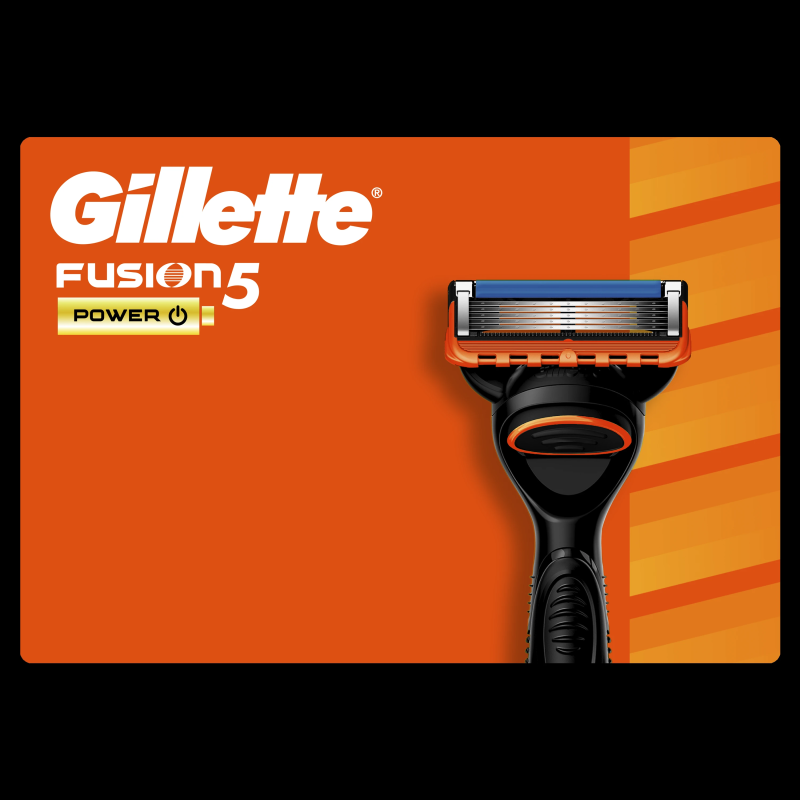 Gillette Fusion5 Power Skuveklis Vīriešiem + 10 Skuvekļa Galviņas