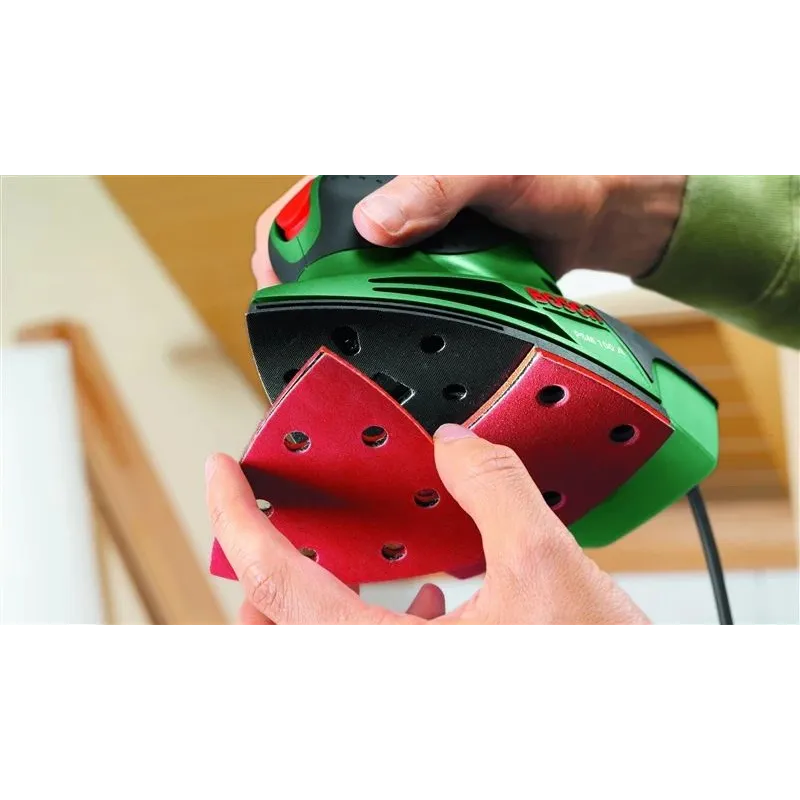 Elektrinis trikampis šlifuoklis Bosch Green PSM 100A, 0.9 kg, 100 W