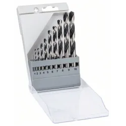 Hss twist drill bit pointteq 10pcs set