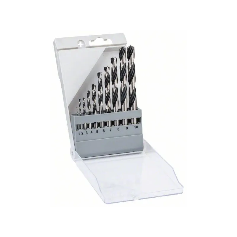 Urbju komplekts Bosch, metāla, hss-r, taisne, 10 mm x 13.3 cm