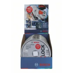 Cutting Discs Inox BOSCH X-LOCK 125x1 mm. 10 pcs.