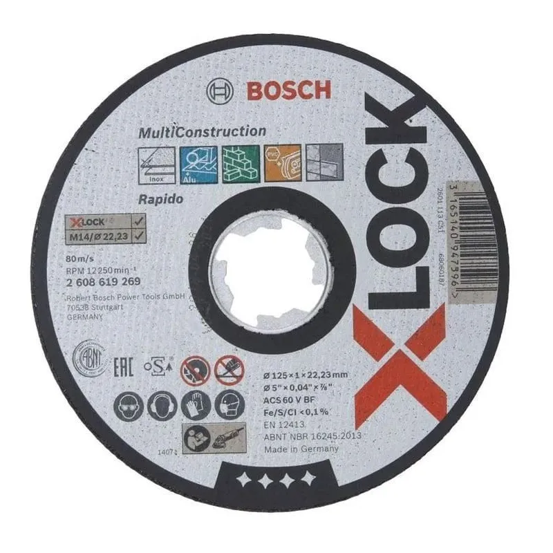 X-LOCK Multi Construction 125 × 1 × 22,23 mm