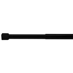 Dušas aizkaru stanga teleskopiska 110-185cm, melna