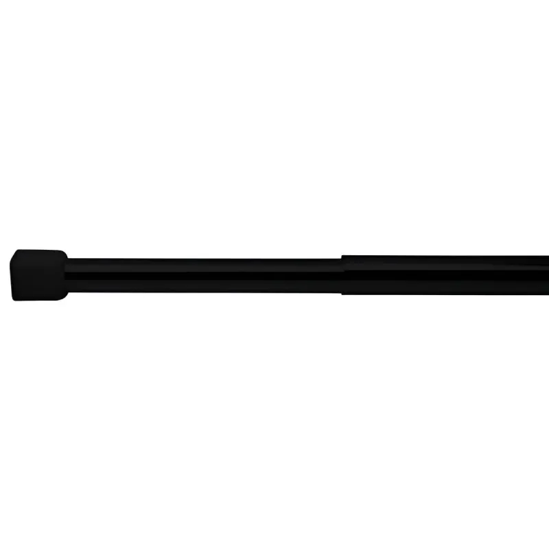 Dušas aizkaru stanga teleskopiska 110-185cm, melna