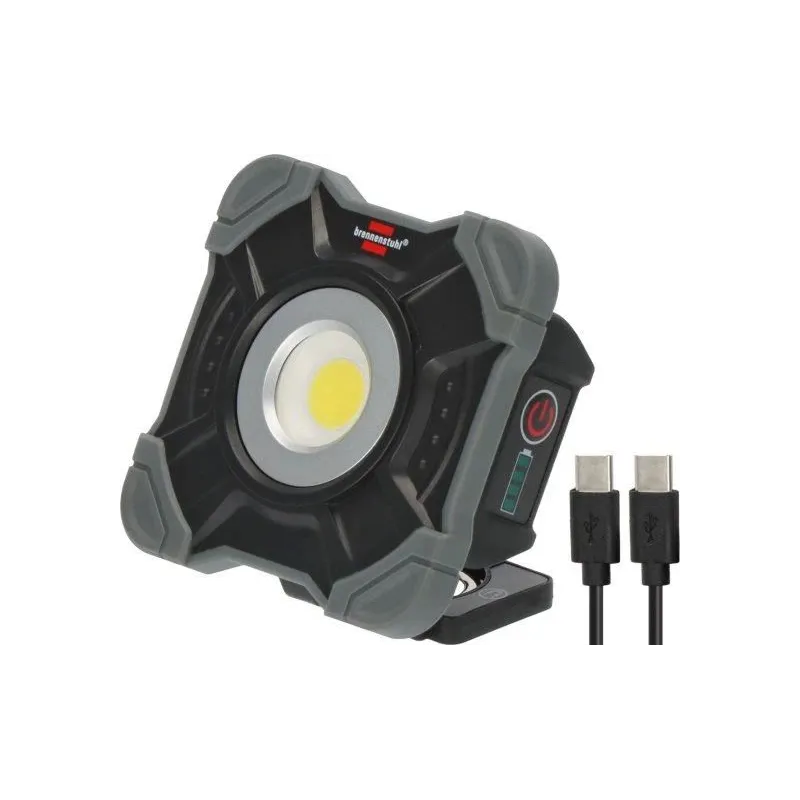 Prožektors bez kustības sensora, brīvi stāvošs Brennenstuhl, 1000 lm, 6500 °K, IP54, melna