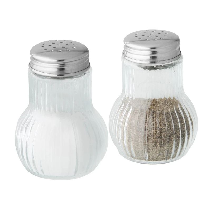 Sāls un piparu trauka komplekts 46959. caurspīdīga