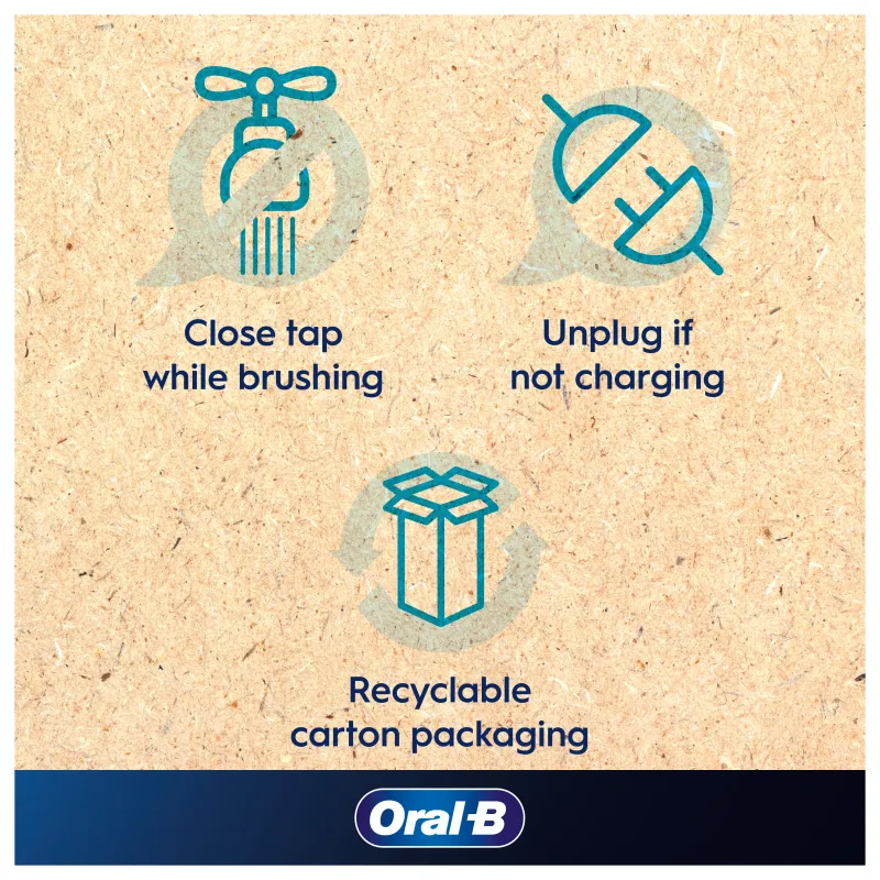 D305.513.3X Pro Series 1 Caribbean Blue Elektriskā Zobu Birste + Ceļojuma Futrālis