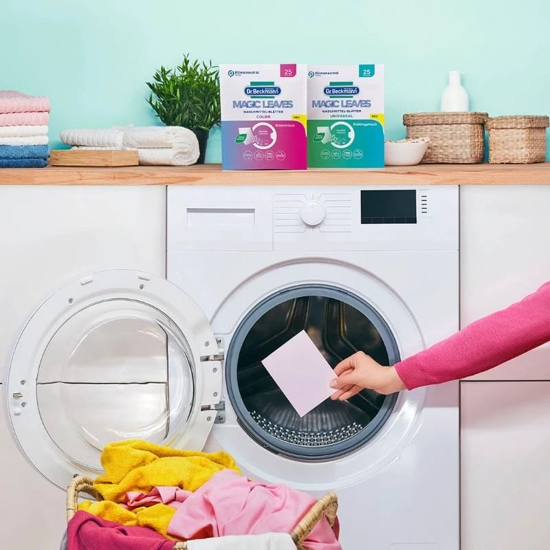 Veļas palagi Dr. Beckmann Magic Leaves Color. 25 gab.