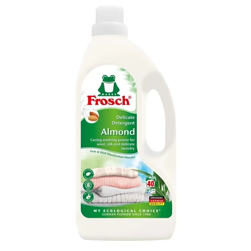 Šķidrs mazgāšanas līdzeklis Frosch Wool and silk. 1.5 l