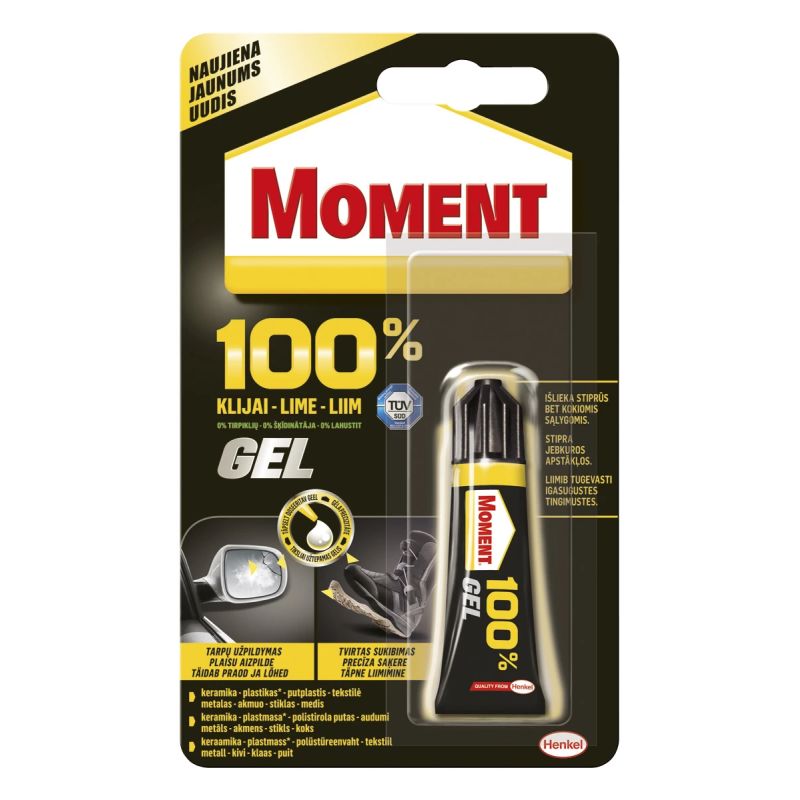 Līme universālā līme Moment 100 % Gel. 8 g