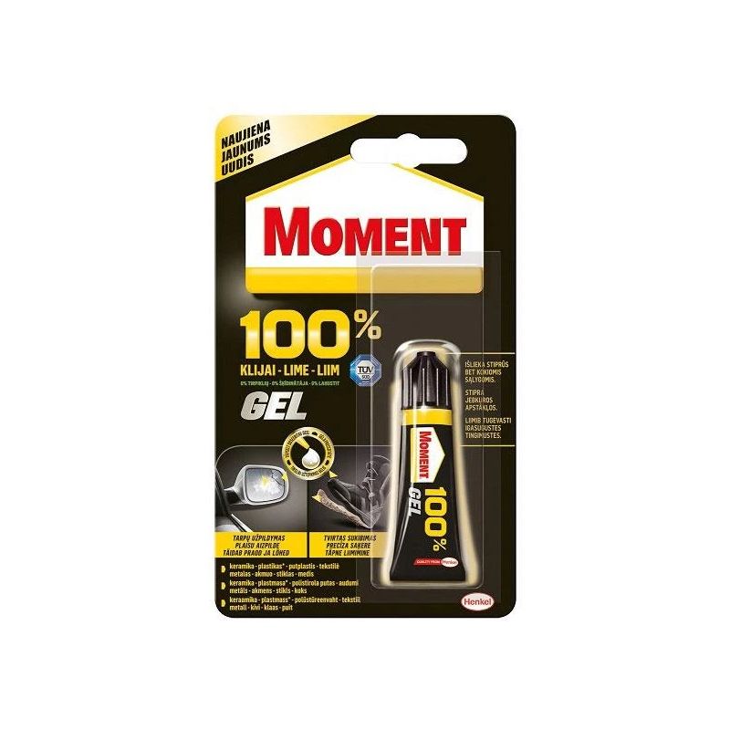 Līme universālā līme Moment 100 % Gel. 8 g