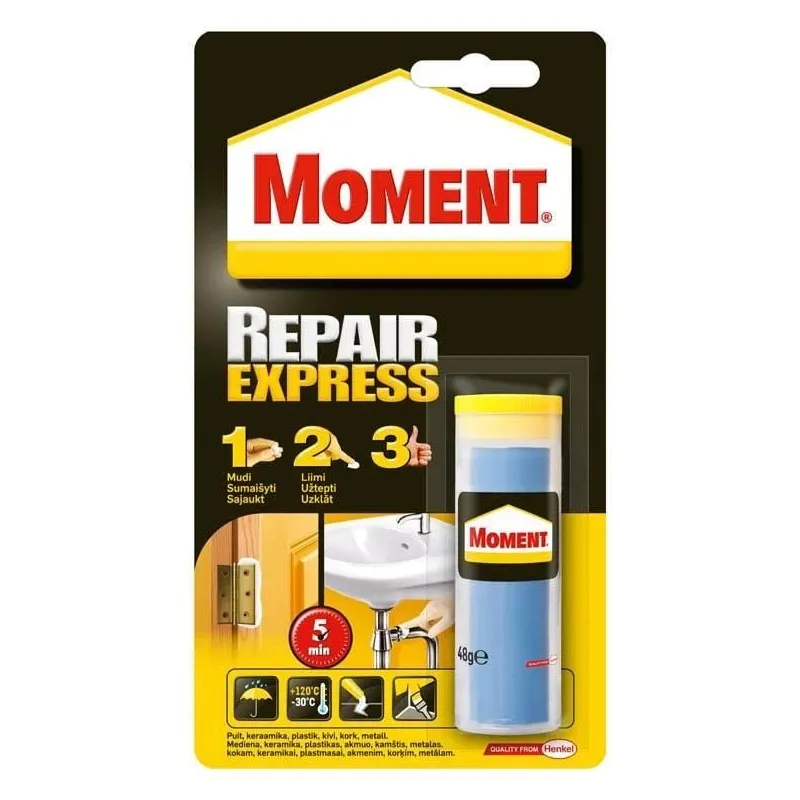 Līme epoksīda Moment Repair Express, 0.048 kg, balta krās.