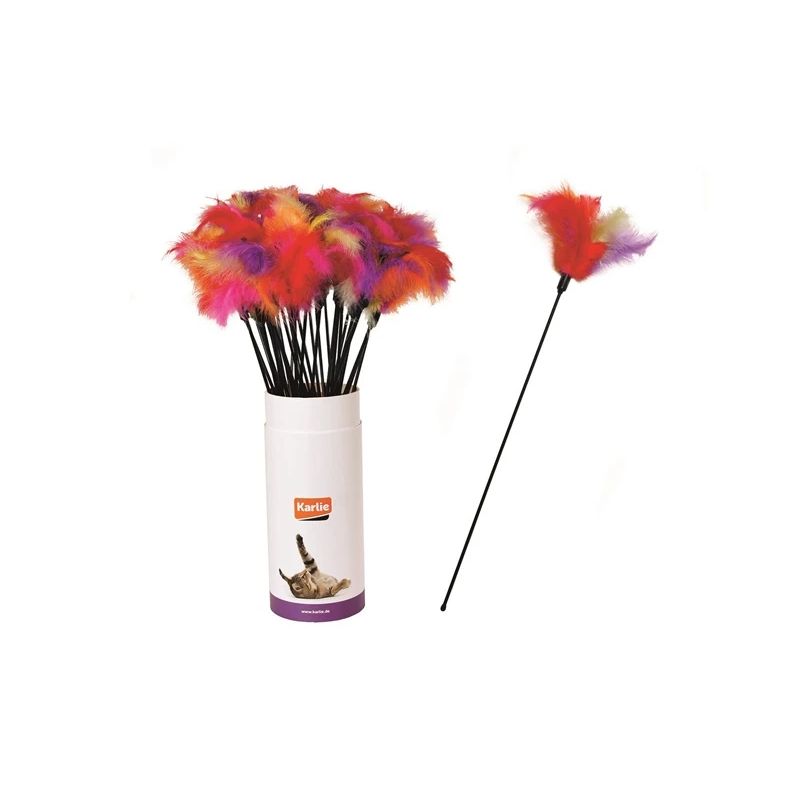 Toy cat tickler feathers karlie 45cm