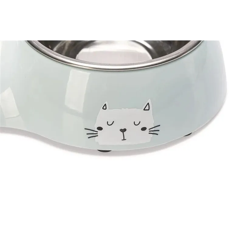 Bļoda dzīvniekam Karlie, 0.22 l, zila krās.