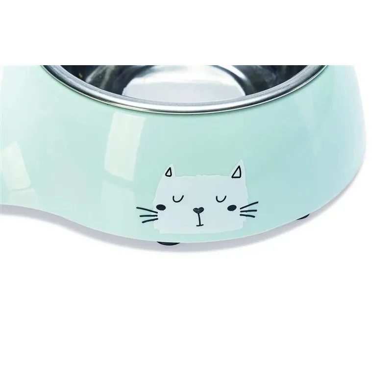 Bļoda dzīvniekam Karlie, 0.22 l, zila krās.