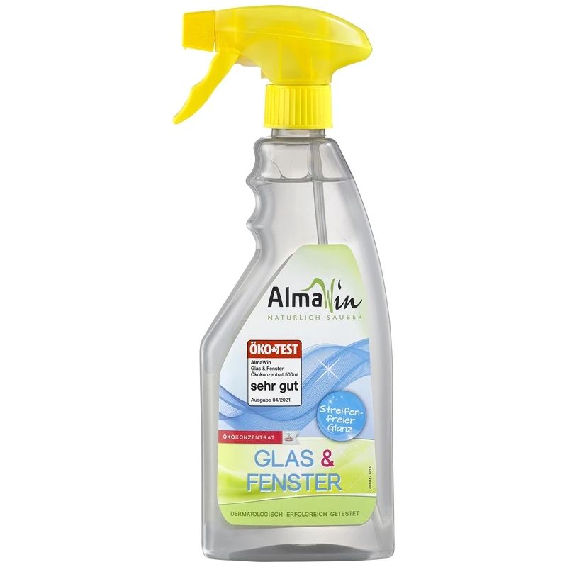 Stiklu tīrīšanas līdzeklis ekoloģiska AlmaWin. 0.5 l