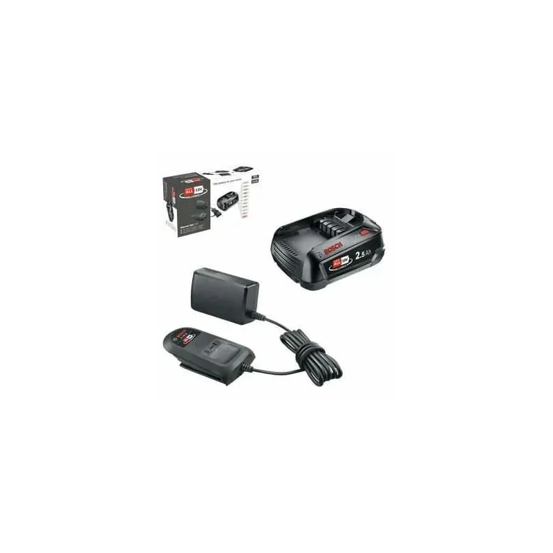 Akumulatora un lādētāja komplekts Bosch Green Starter-Set 18V, 18 V, li-ion, 2500 mAh