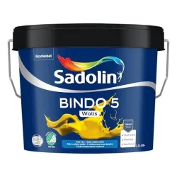 Dažai Sadolin Bindo 5, balta sp., 2.5 l