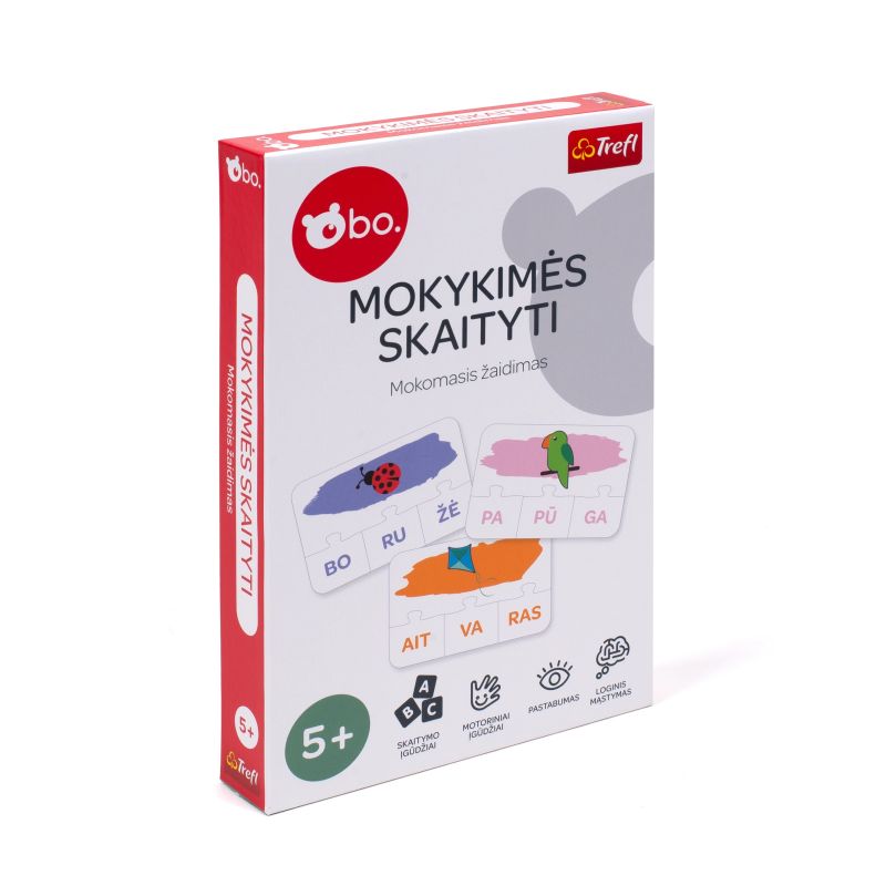 bo. izglītojoša galda spēle "Zilbes", latviešu valodā