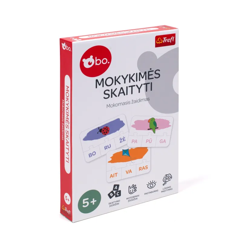 bo. izglītojoša galda spēle Zilbes, latviešu valodā