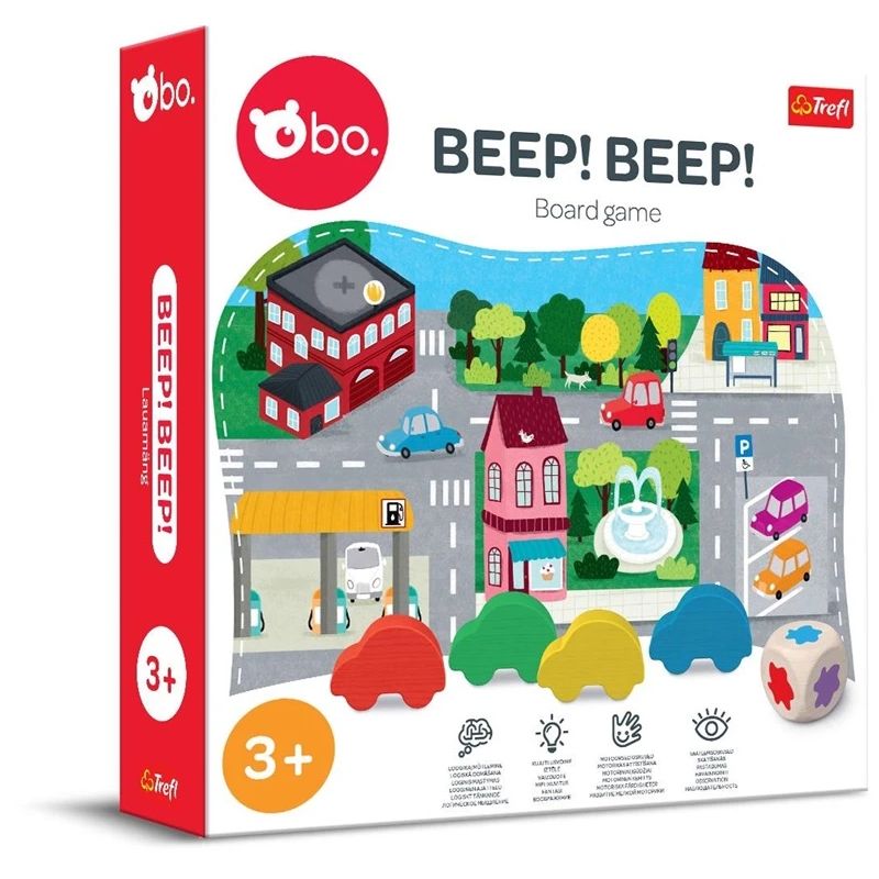 bo. Galda spēle "Beep! Beep!"
