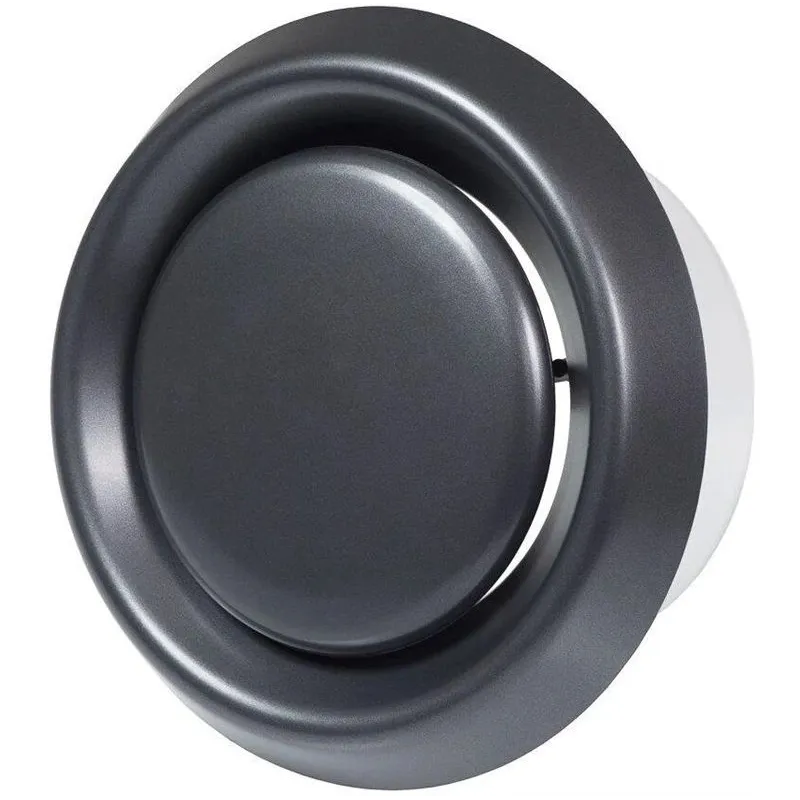 Difuzors Europlast VD100A, antracīta, 100 mm