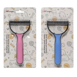 Ķemme dzīvnieku ar metāla sariem