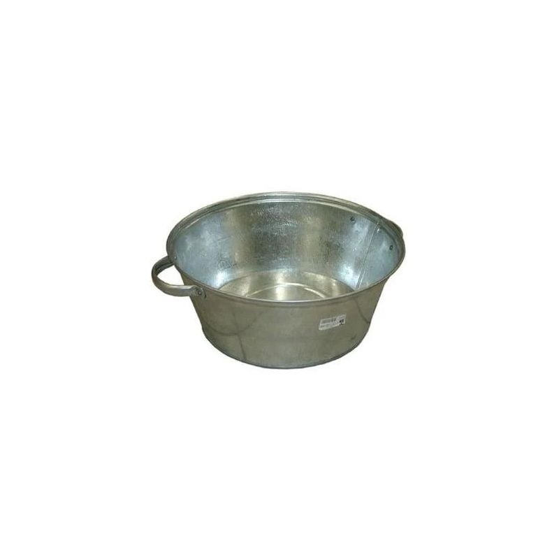 Galvanized small tub 13l 39x15cm