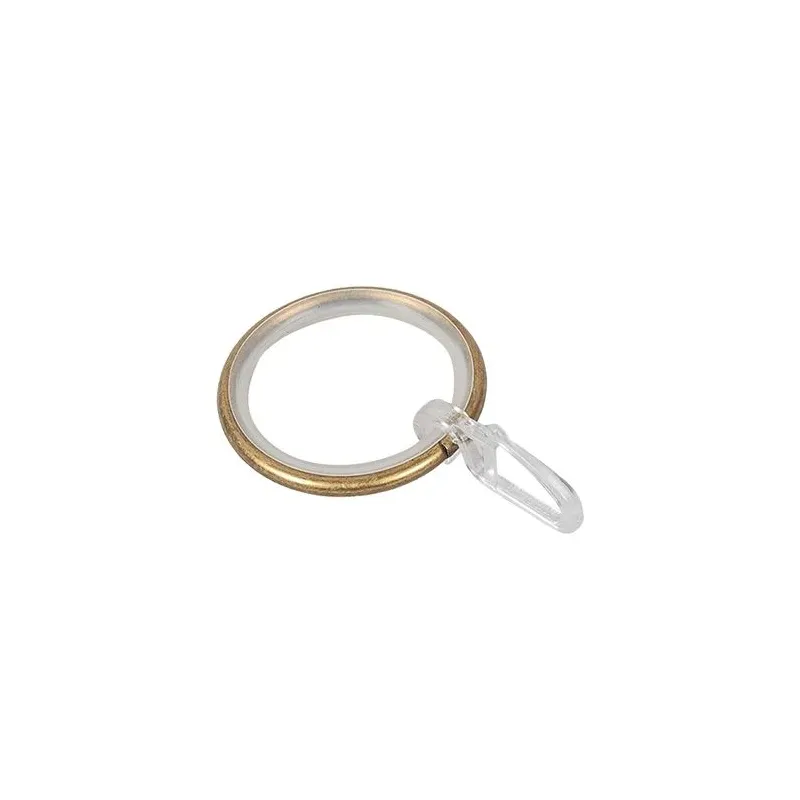 Кольца с крючками Domoletti Modern, золотой, 25 мм, 10 шт.