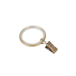 Кольца с зажимами Domoletti Modern, золотой, 25 мм, 10 шт.