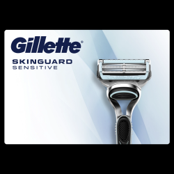 Gillette SkinGuard Skuvekļa Asmeņi Vīriešiem, 8 Rezerves Asmeņi