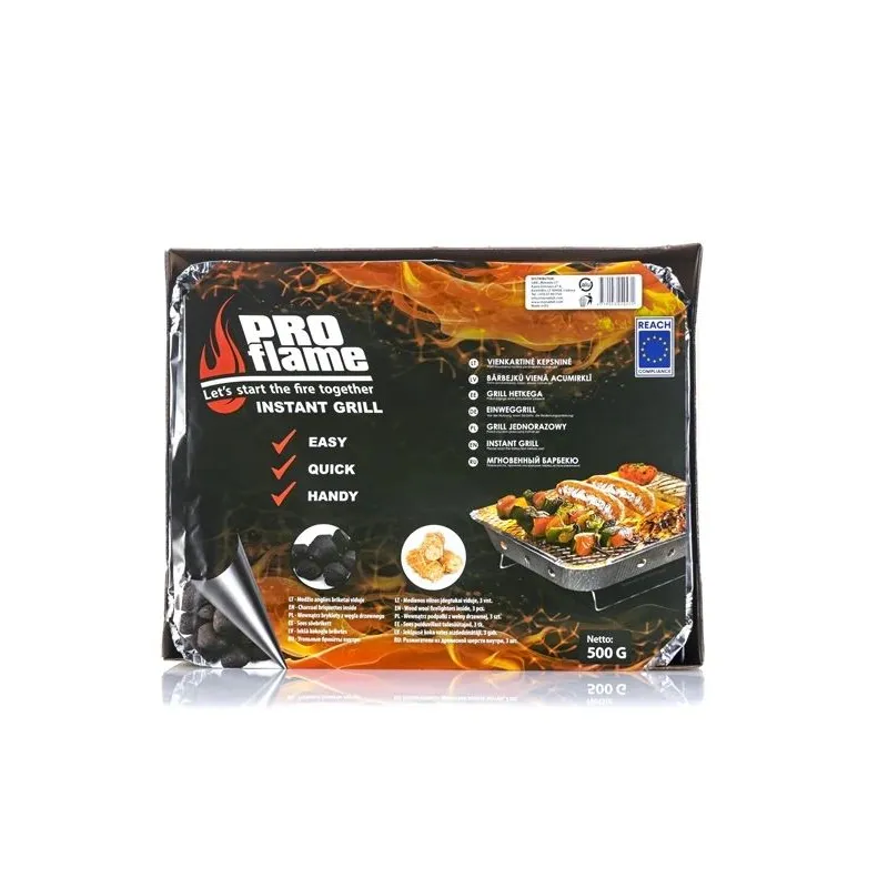 Vienkartinė kepsninė Pro Flame Expert, įvairių spalvų, 0.255 cm