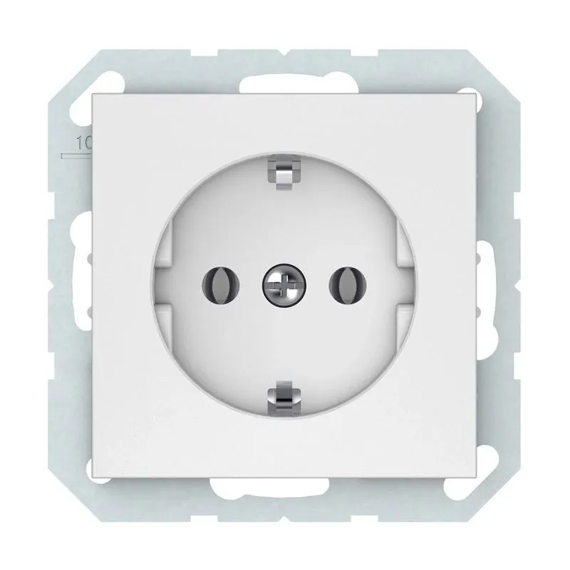 Kontaktligzda Vilma QR1000 RP16-002-02, Iezemēta rozete, matēta balta krās.