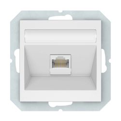 Datora ligzda VILMA QR1000, mat. balta krāsa