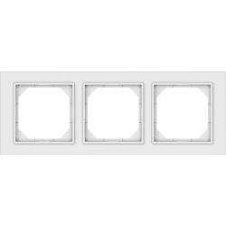 Trīsvietīgs rāmis VILMA QR1000, matēts balts