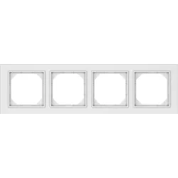 Četrvietīgs rāmis Vilma QR1000 matēts balts