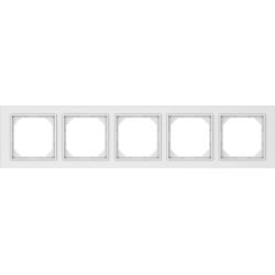 Piecvietīgs rāmis VILMA QR1000, matēts balts