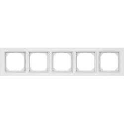 Piecvietīgs rāmis VILMA QR1000, matēts balts