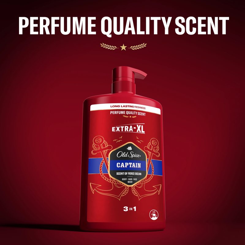 OLD SPICE Dušas želeja Captain 1000ml