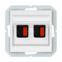Speaker Connection Socket VILMA QR1000, matte white sp.