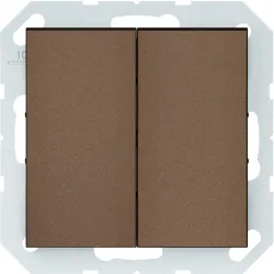 Выключатель Vilma QR1000, 2 кл., mocha