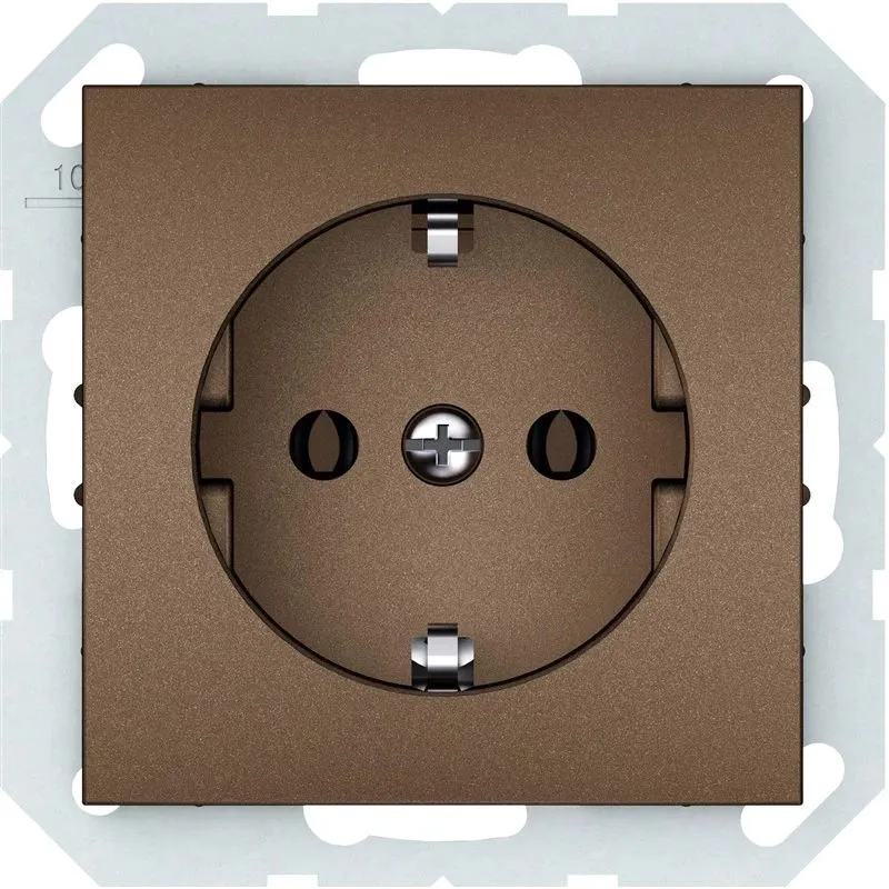 Kontaktligzda Vilma QR1000 RP16-002-02, Iezemēta rozete, mocha krās.