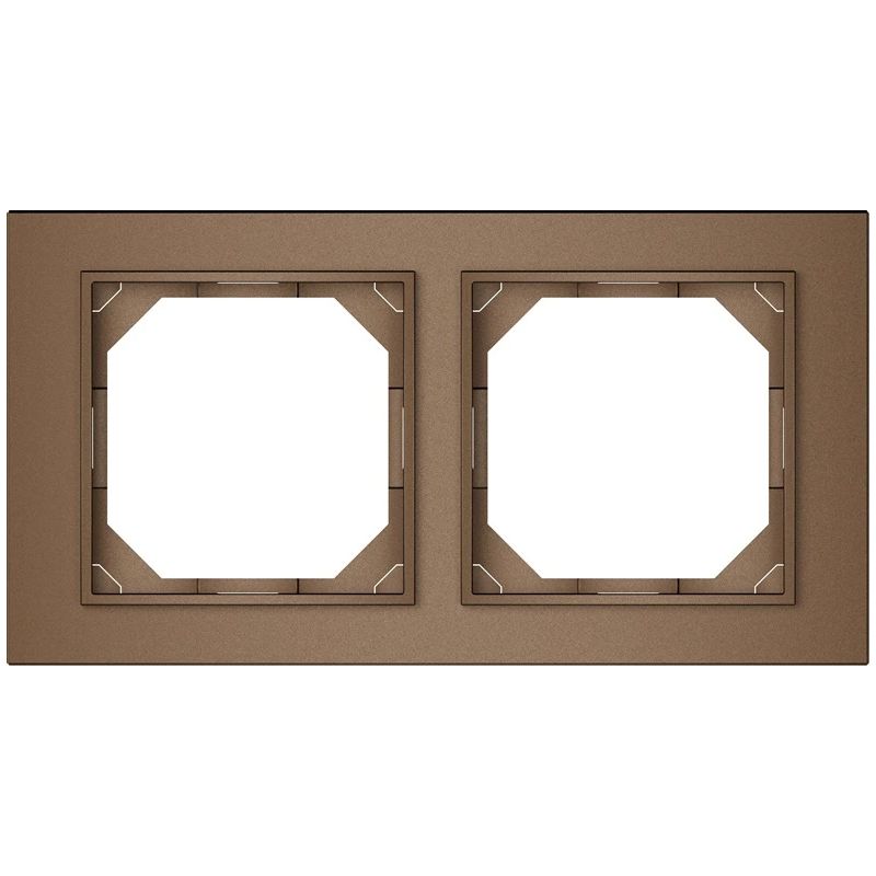 Divvietīgs rāmis VILMA QR1000, mocha krāsā