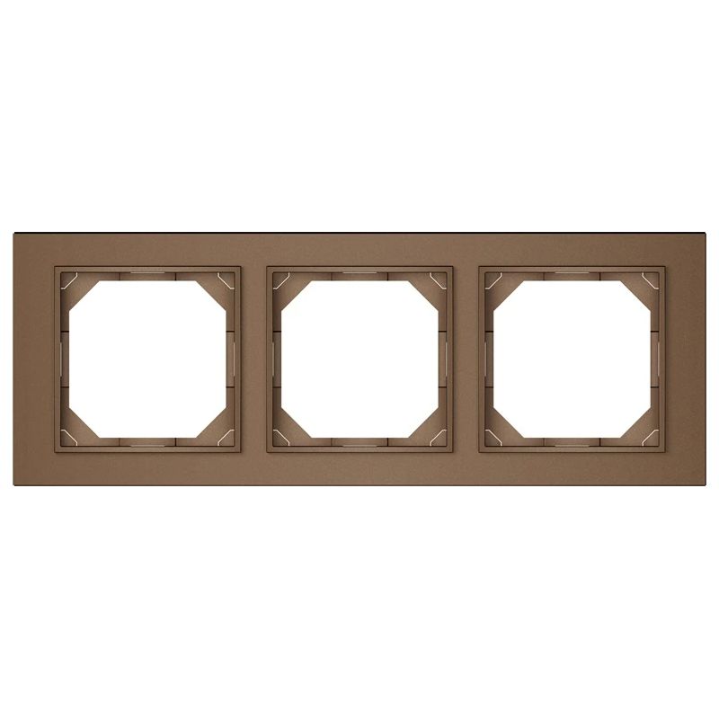 Trīsvietīgs rāmis VILMA QR1000, mocha krāsā