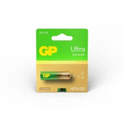 Batteries ultra alkaline aa 1.5v 4pce