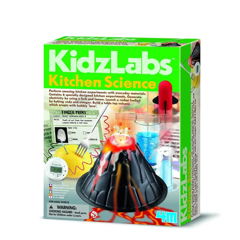 Bērnu laboratorija - triki virtuvē 4M KidzLabs 00-03296, daudzkrāsaina