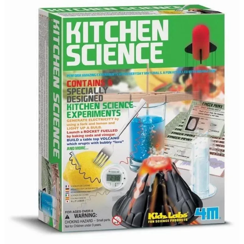 Bērnu laboratorija - triki virtuvē 4M KidzLabs 00-03296, daudzkrāsaina